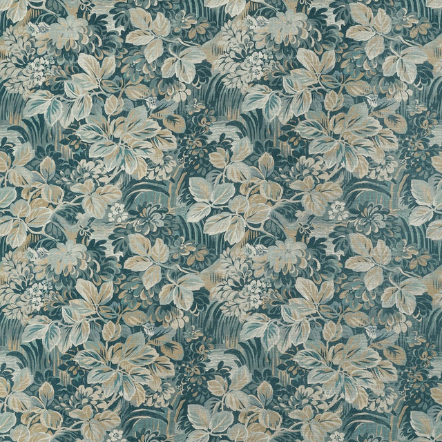 Thibaut NIGHT GARDEN F910533 in Spa Blue Fabric - BOXWOOD FA