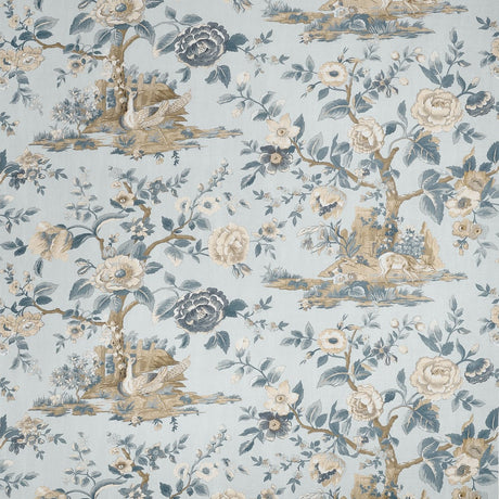Thibaut FOREST LODGE F910538 in Spa Blue Fabric - BOXWOOD FA