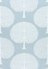 Thibaut F910600 MULBERRY TREE Spa Blue Fabric