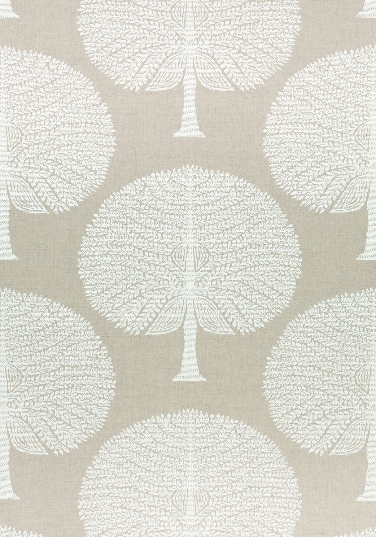 Thibaut F910601 MULBERRY TREE Natural Fabric