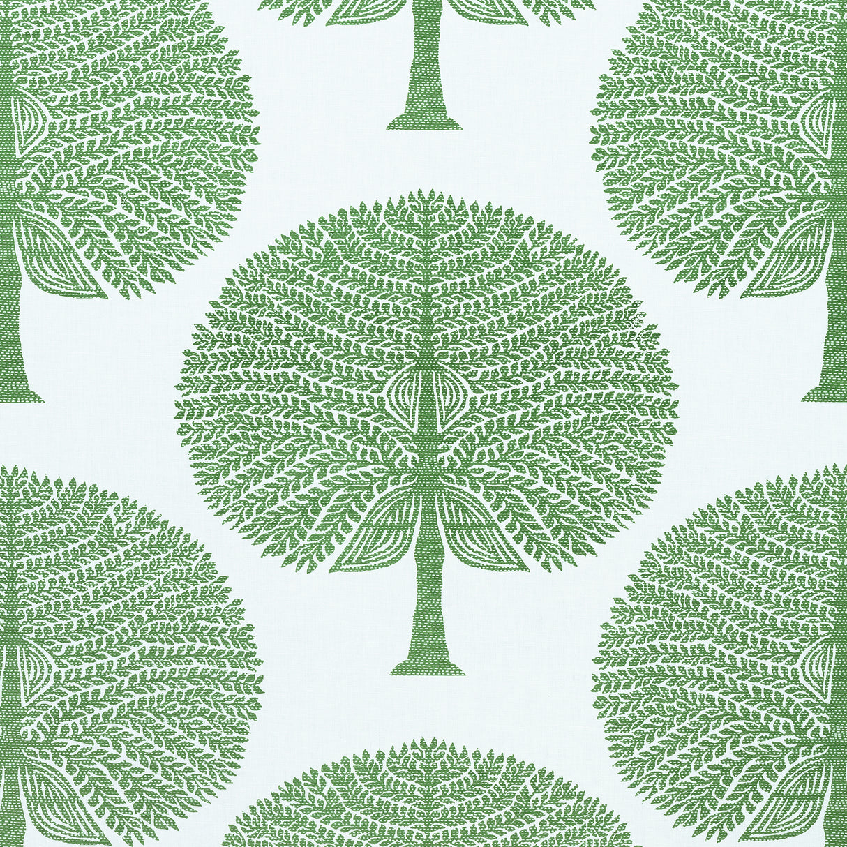 Thibaut F910604 MULBERRY TREE Green Fabric