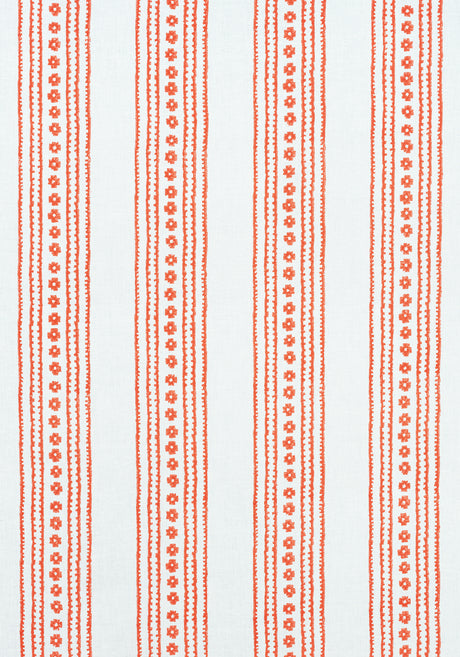 Thibaut F910606 NEW HAVEN STRIPE Coral Fabric