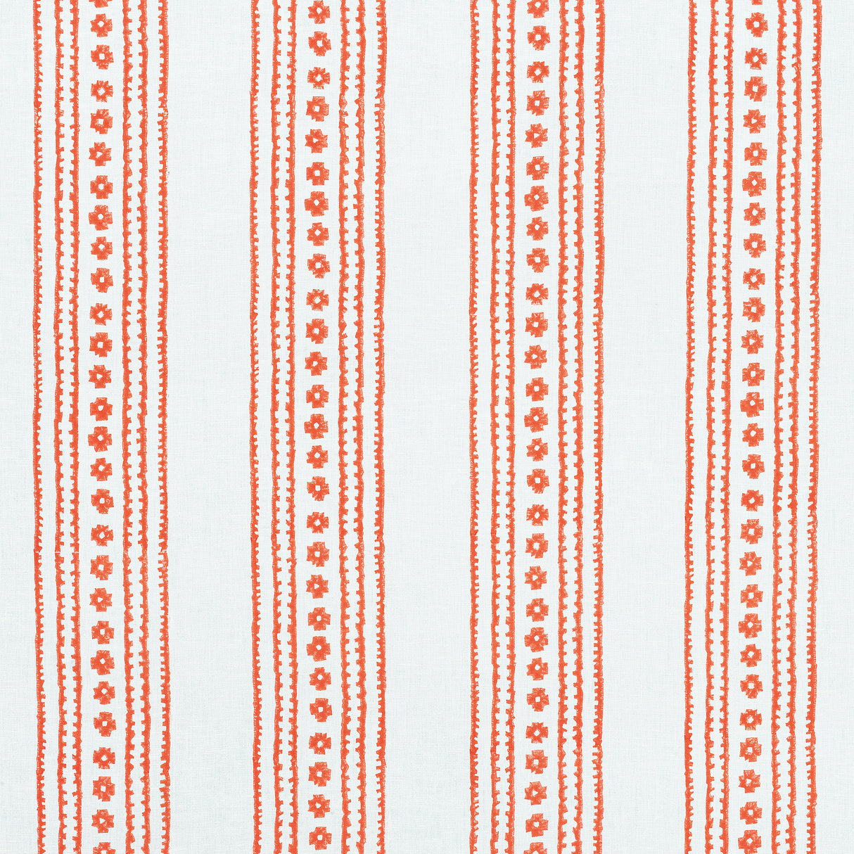 Thibaut F910606 NEW HAVEN STRIPE Coral Fabric