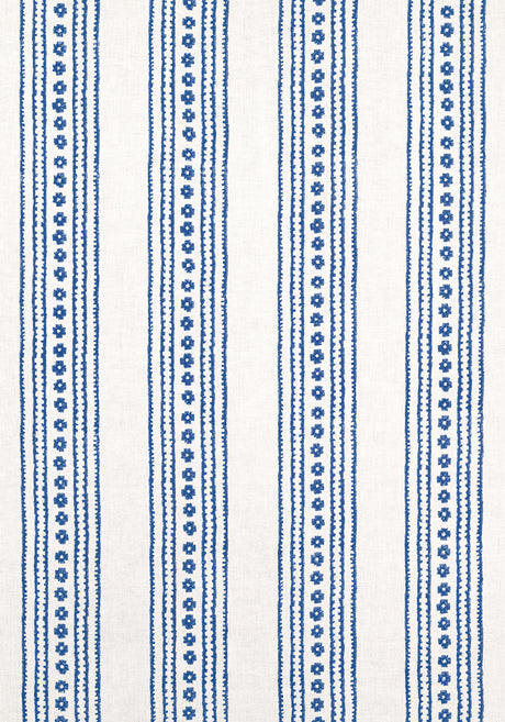 Thibaut F910608 NEW HAVEN STRIPE Navy Fabric