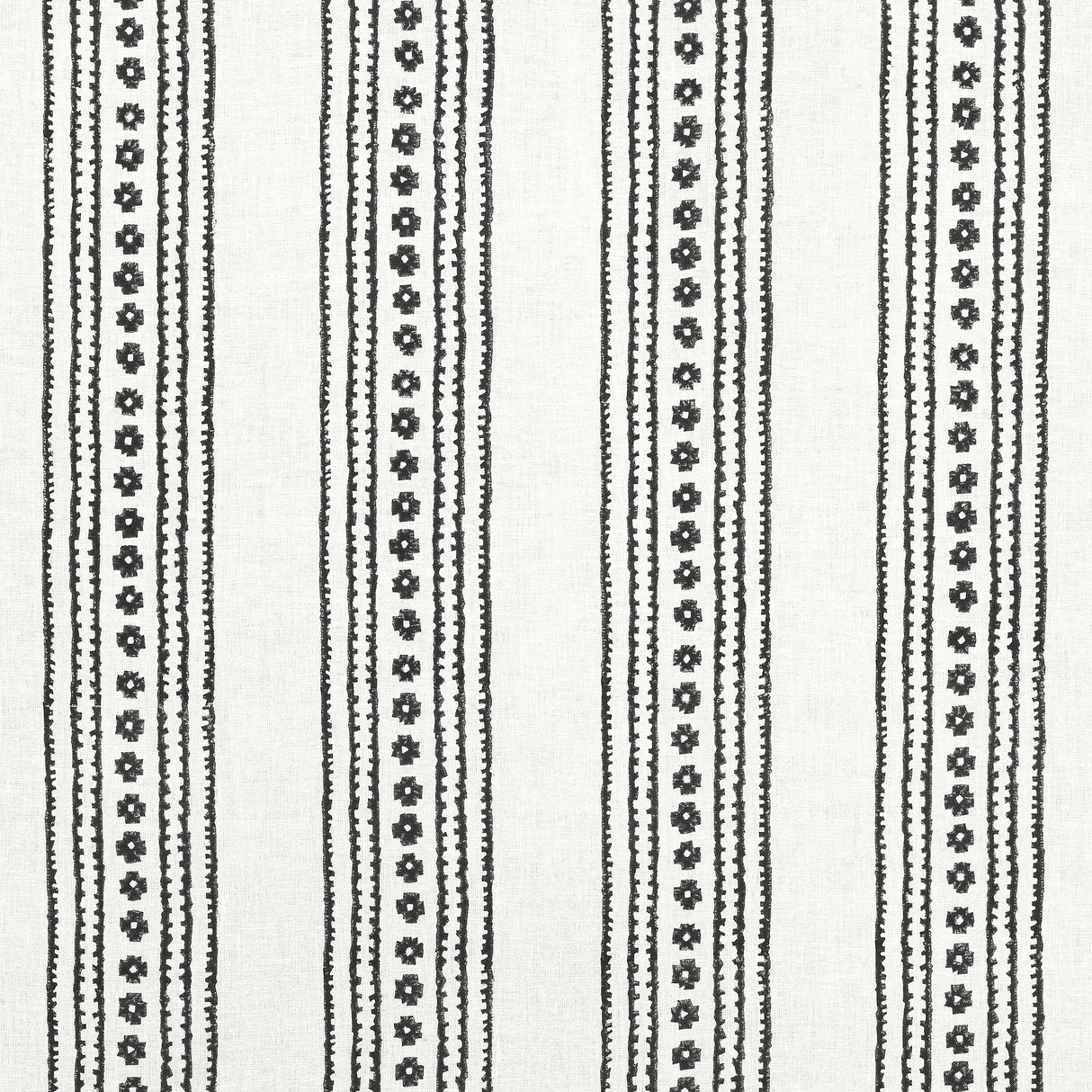Thibaut F910611 NEW HAVEN STRIPE Black Fabric