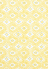Thibaut F910615 PASS-A-GRILLE Yellow Fabric