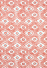 Thibaut F910619 PASS-A-GRILLE Coral Fabric