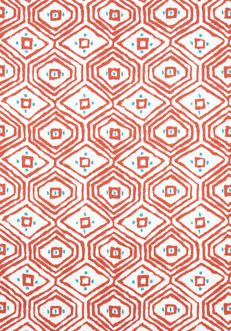 Thibaut F910619 PASS-A-GRILLE Coral Fabric