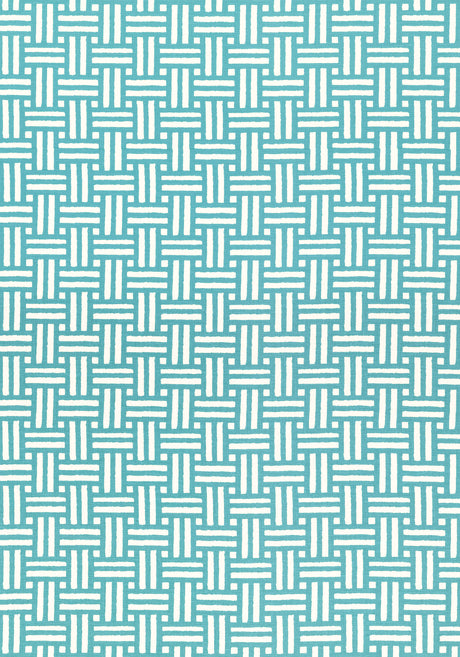 Thibaut F910622 PIERMONT Turquoise Fabric