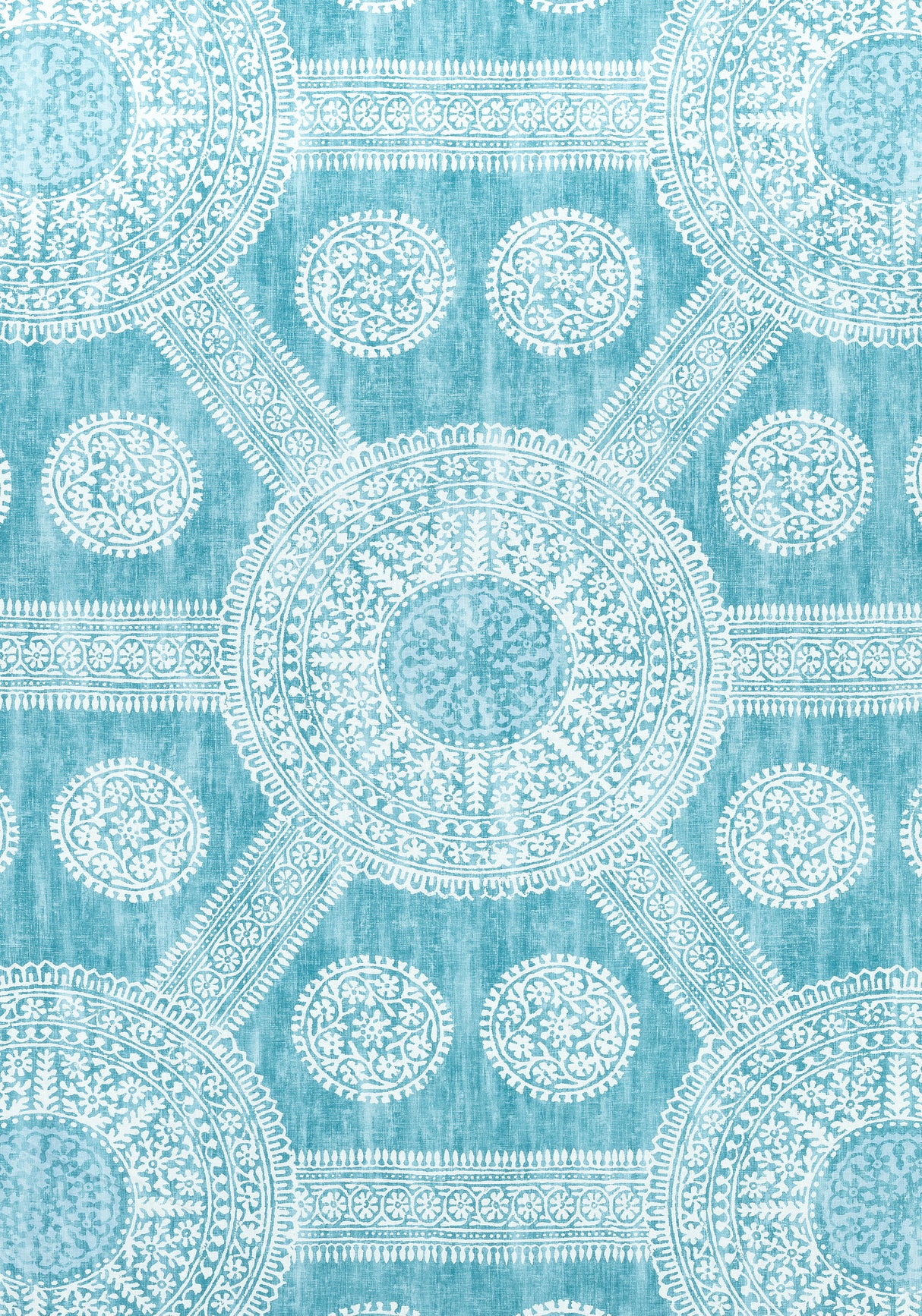Thibaut F910634 STONINGTON Turquoise Fabric