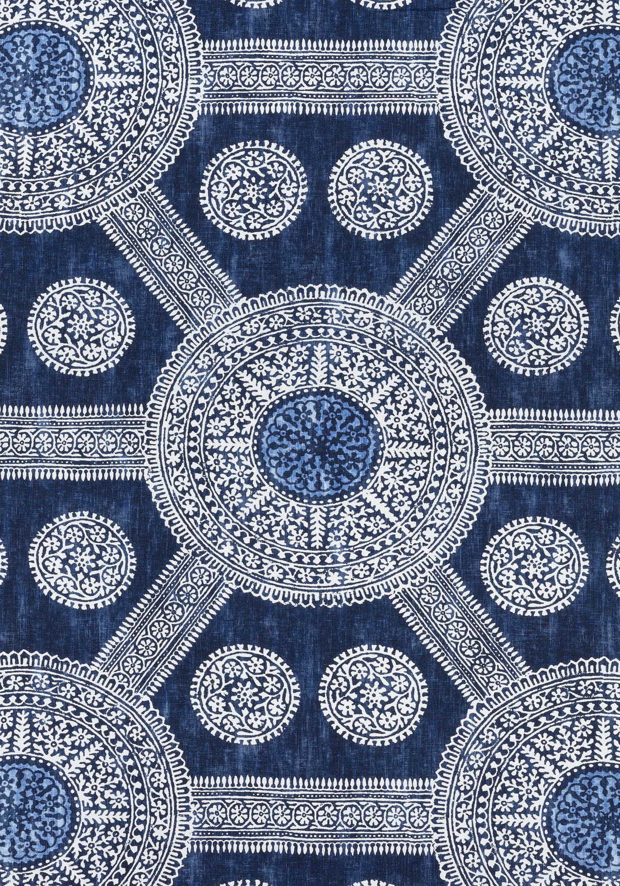 Thibaut F910635 STONINGTON Navy Fabric