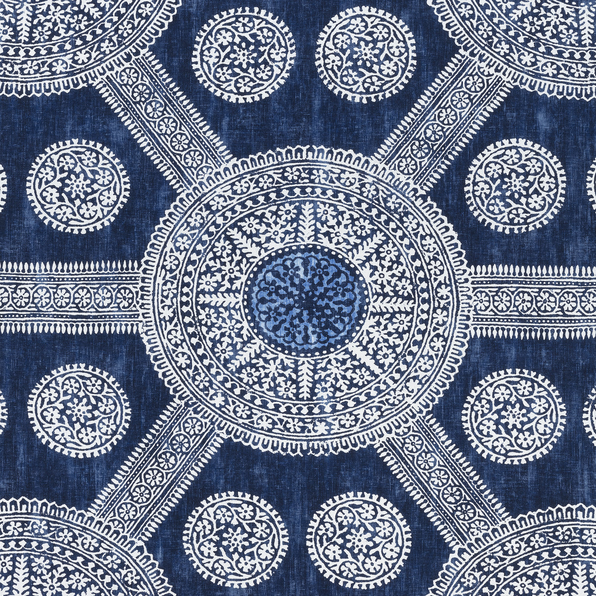 Thibaut F910635 STONINGTON Navy Fabric