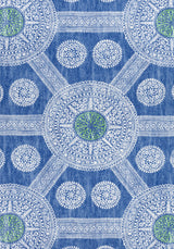 Thibaut F910636 STONINGTON Blue and Green Fabric