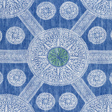 Thibaut F910636 STONINGTON Blue and Green Fabric