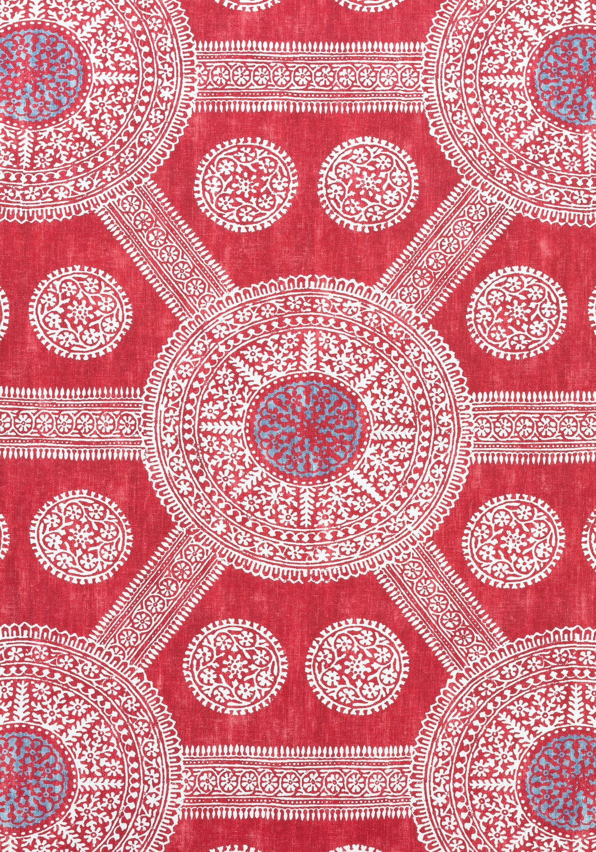 Thibaut F910637 STONINGTON Red Fabric