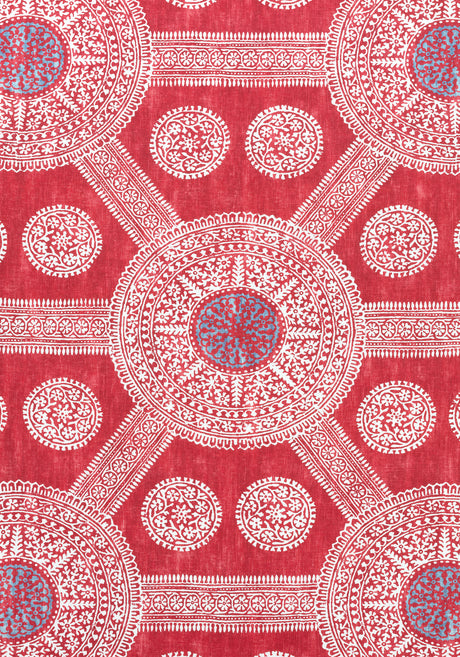 Thibaut F910637 STONINGTON Red Fabric