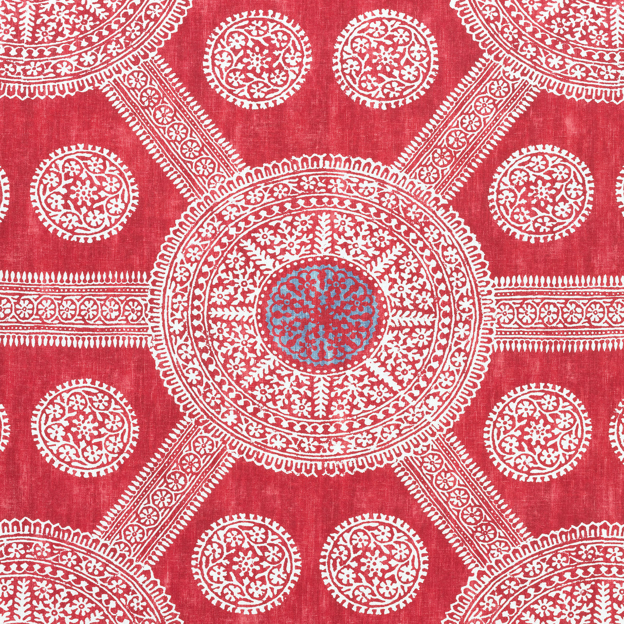 Thibaut F910637 STONINGTON Red Fabric