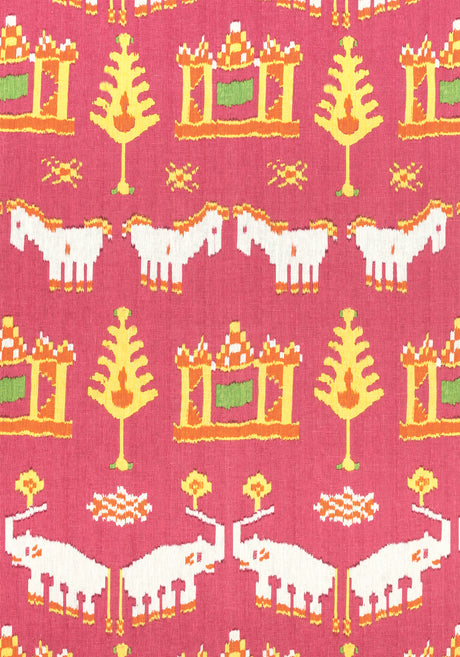 Thibaut F910640 KINGDOM PARADE Pink Fabric