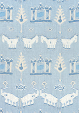 Thibaut F910643 KINGDOM PARADE Spa Blue Fabric