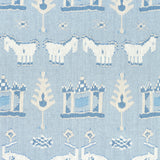 Thibaut F910643 KINGDOM PARADE Spa Blue Fabric