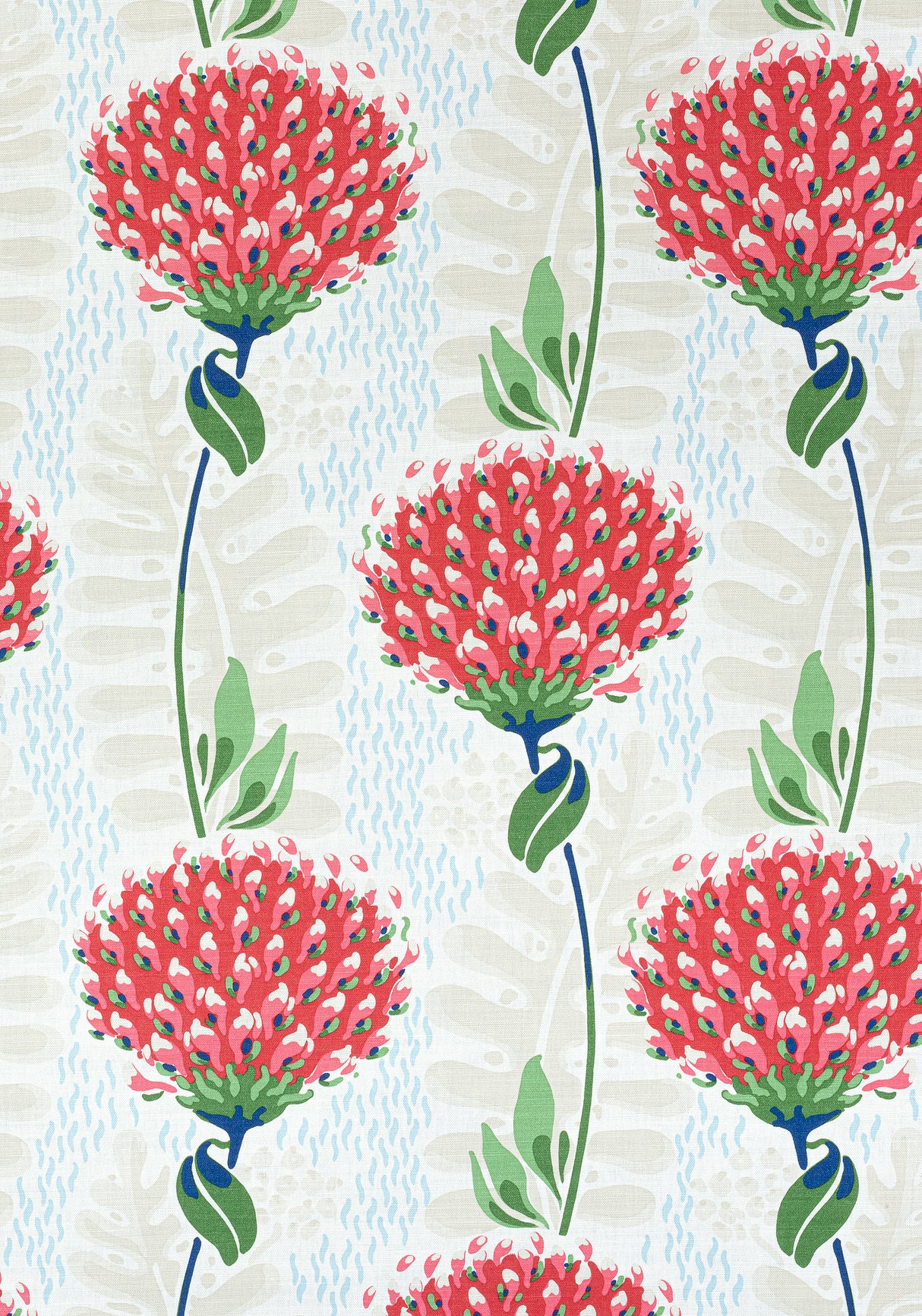 Thibaut F910647 TIVERTON Red Fabric