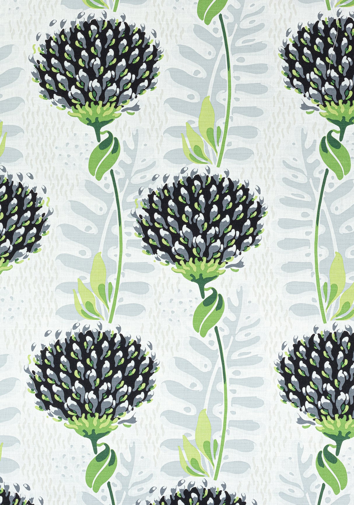 Thibaut F910648 TIVERTON Black Fabric
