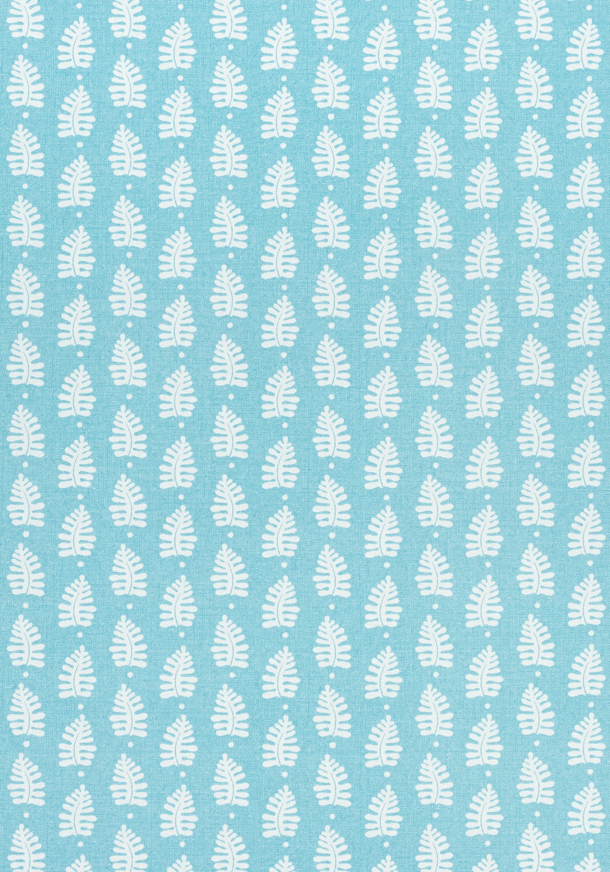 Thibaut F910653 FERNDALE Turquoise Fabric