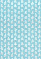 Thibaut F910653 FERNDALE Turquoise Fabric