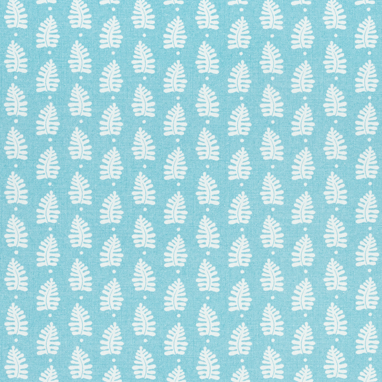 Thibaut F910653 FERNDALE Turquoise Fabric