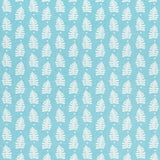 Thibaut F910653 FERNDALE Turquoise Fabric