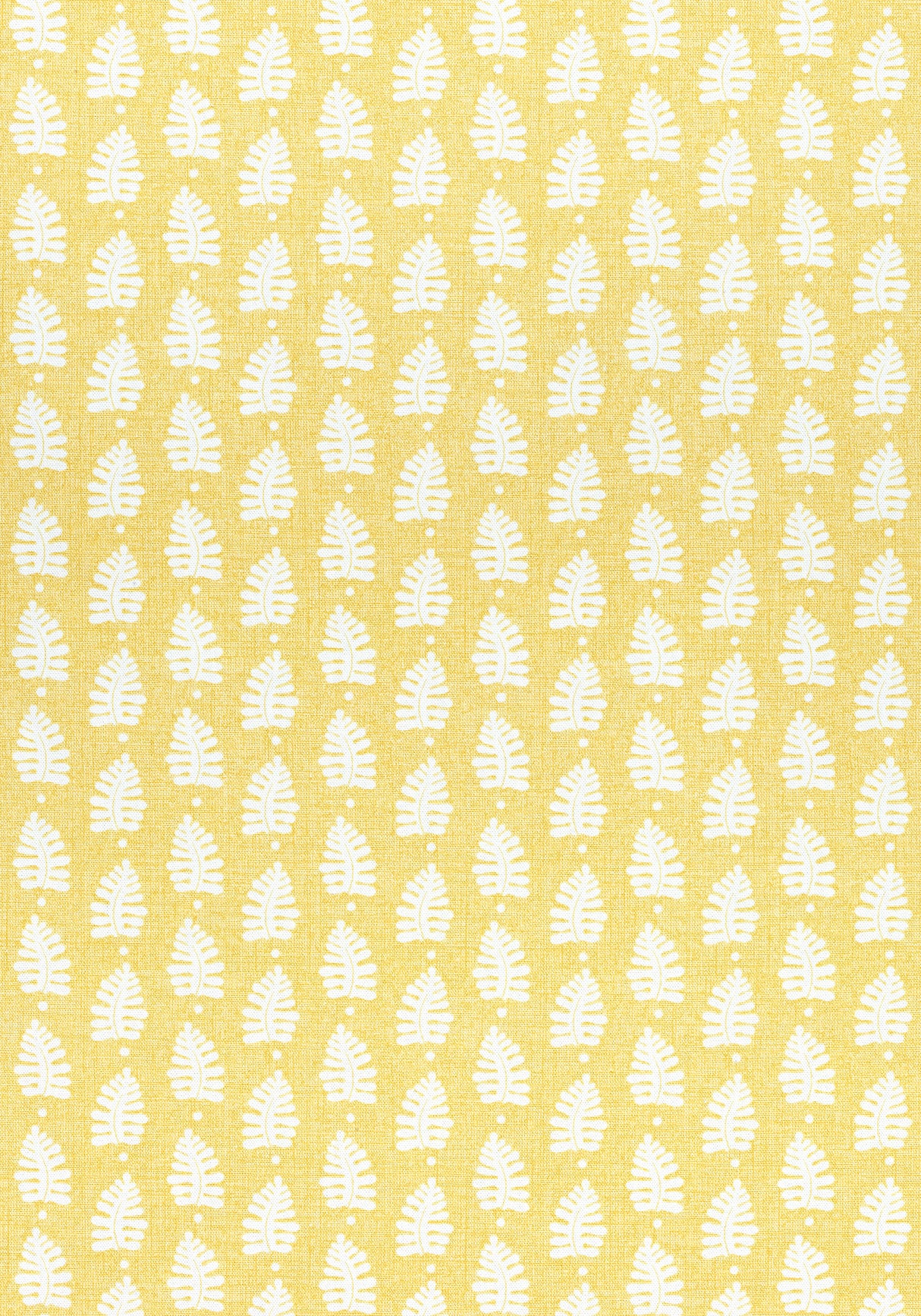 Thibaut F910654 FERNDALE Yellow Fabric