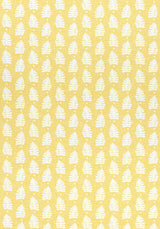 Thibaut F910654 FERNDALE Yellow Fabric
