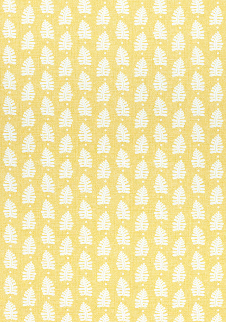 Thibaut F910654 FERNDALE Yellow Fabric