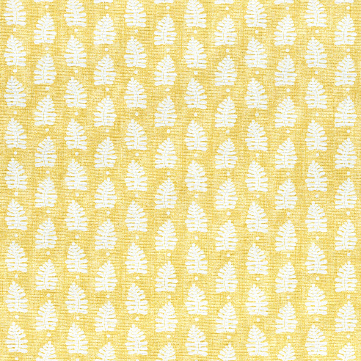 Thibaut F910654 FERNDALE Yellow Fabric