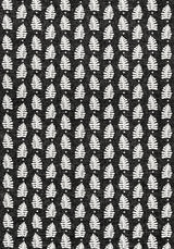 Thibaut F910657 FERNDALE Black Fabric