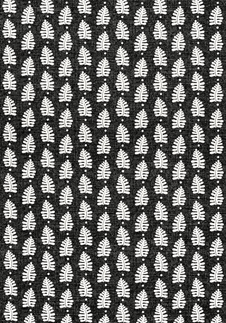 Thibaut F910657 FERNDALE Black Fabric