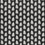 Thibaut F910657 FERNDALE Black Fabric