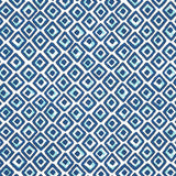Thibaut F910658 INDIAN DIAMOND Blue and Turquoise Fabric