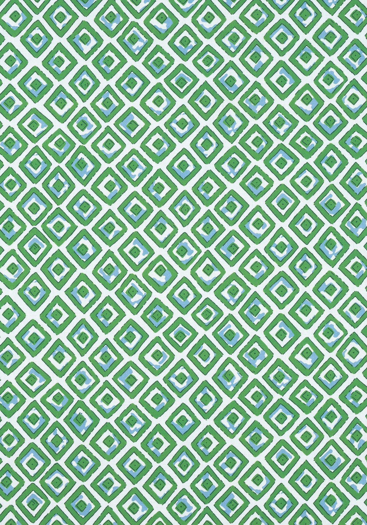 Thibaut F910659 INDIAN DIAMOND Green Fabric