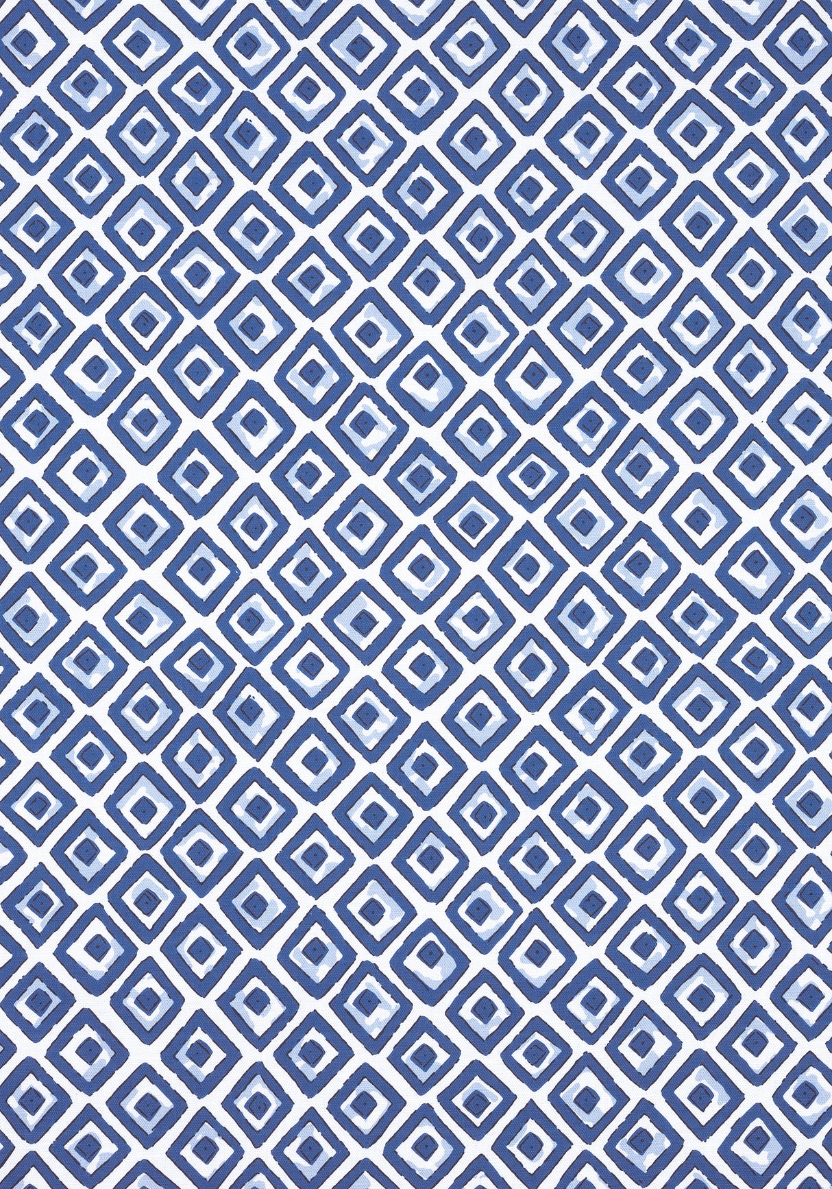 Thibaut F910660 INDIAN DIAMOND Blue Fabric