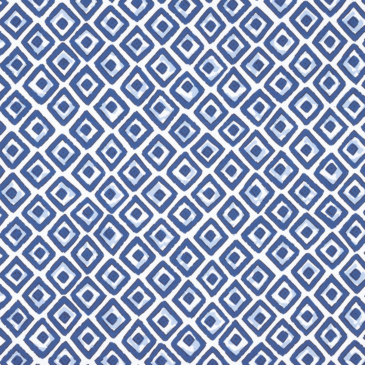 Thibaut F910660 INDIAN DIAMOND Blue Fabric