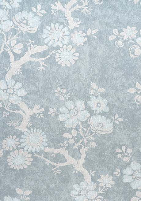 Thibaut F910815 CLAUDETTE Robin's Egg Fabric