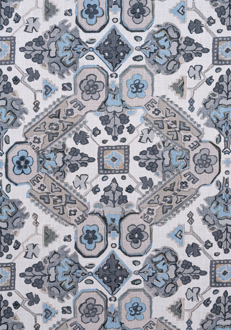 Thibaut F910828 PERSIAN CARPET Grey and Beige Fabric