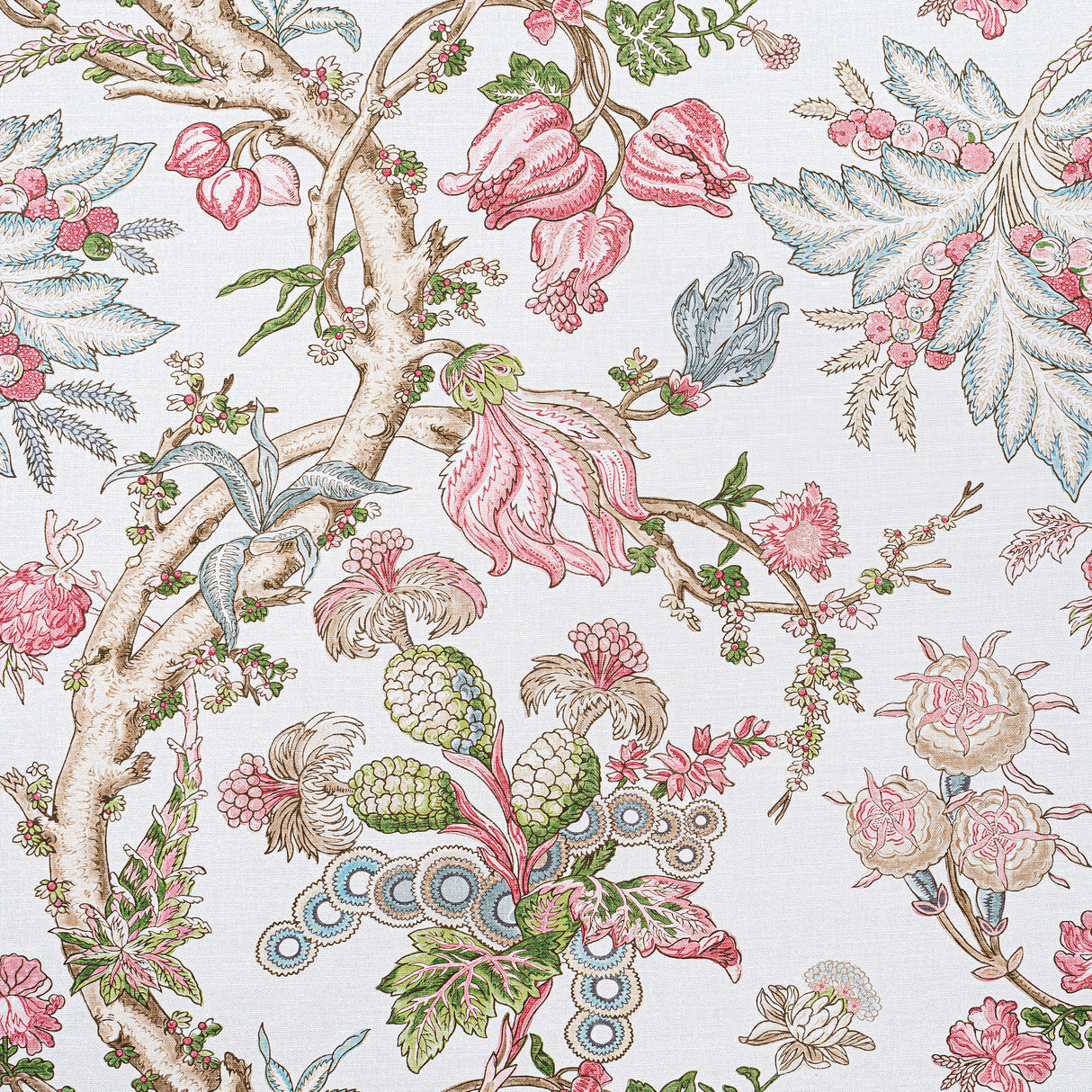 Thibaut F910848 CHATELAIN Pink Fabric