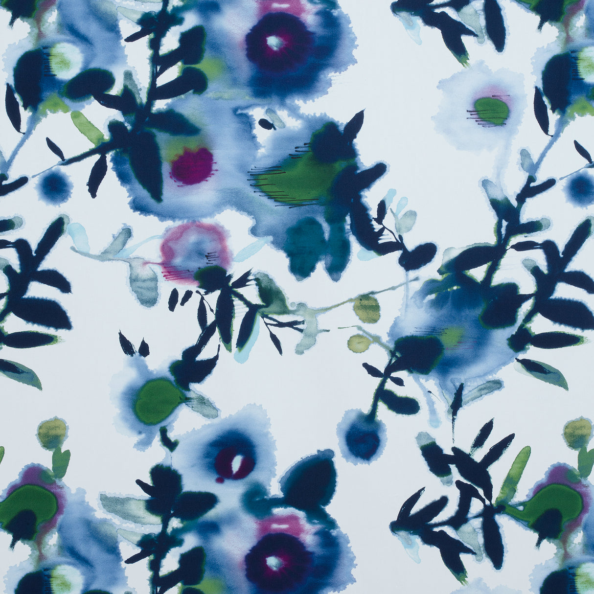 Thibaut F913083 OPEN SPACES Blue Fabric