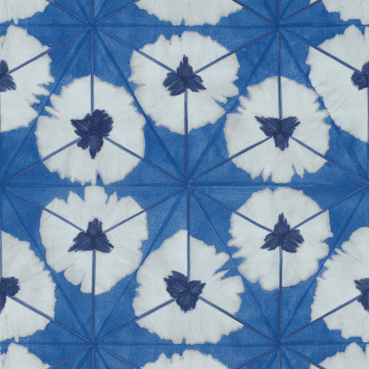 Thibaut F913093 SUNBURST Navy Fabric