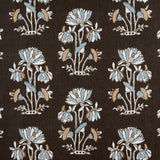 Thibaut F913200 LILY FLOWER Black Fabric