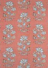 Thibaut F913205 LILY FLOWER Coral Fabric
