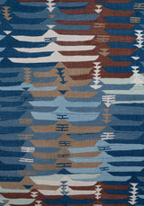 Thibaut F913210 RIO GRANDE Navy and Brown Fabric