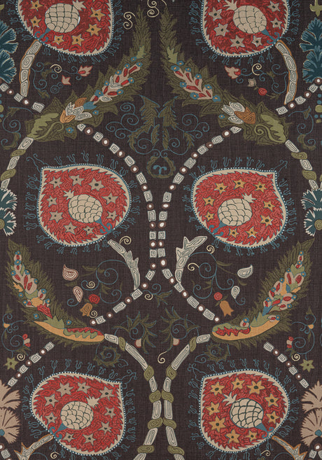 Thibaut F913220 LEWIS Brown Fabric